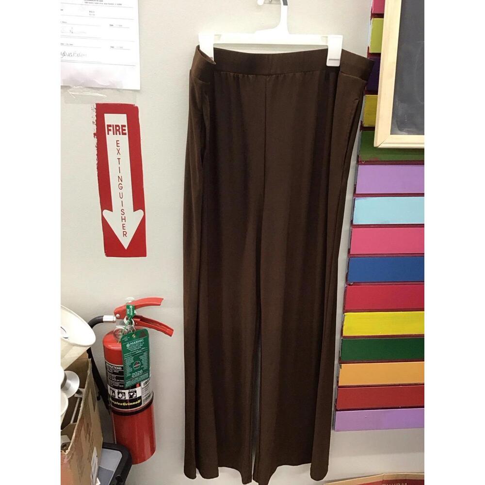 Antthony original women’s wide leg pants size 1X brown new from HSN